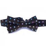 Bow Tie - Brown With Polka Dots Bowtie For Boys