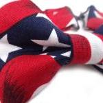 Independence Day Bow Tie - American Flag Bowtie..