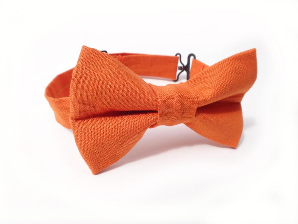 Bow Tie - Orange Bowtie For Boys