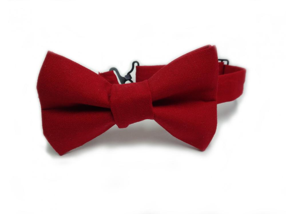 Bow Tie - Red Bowtie For Boys